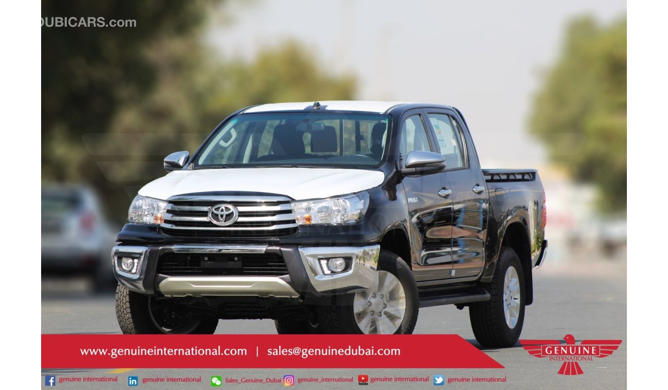 Toyota Hilux 2.7L fulloption 2019 DC, MT black color