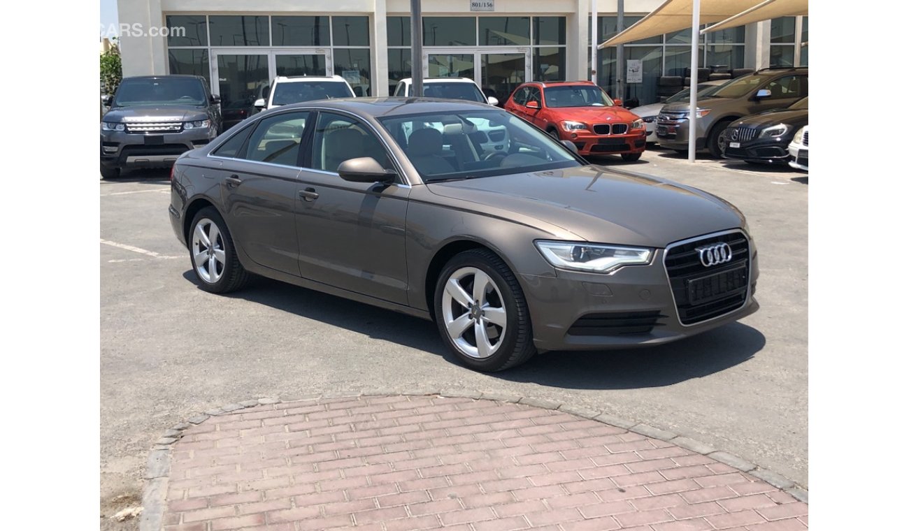 Audi A6 Audi A6 model 2014 GCC car prefect condition full option low mileage panoramic roof leather seats ba