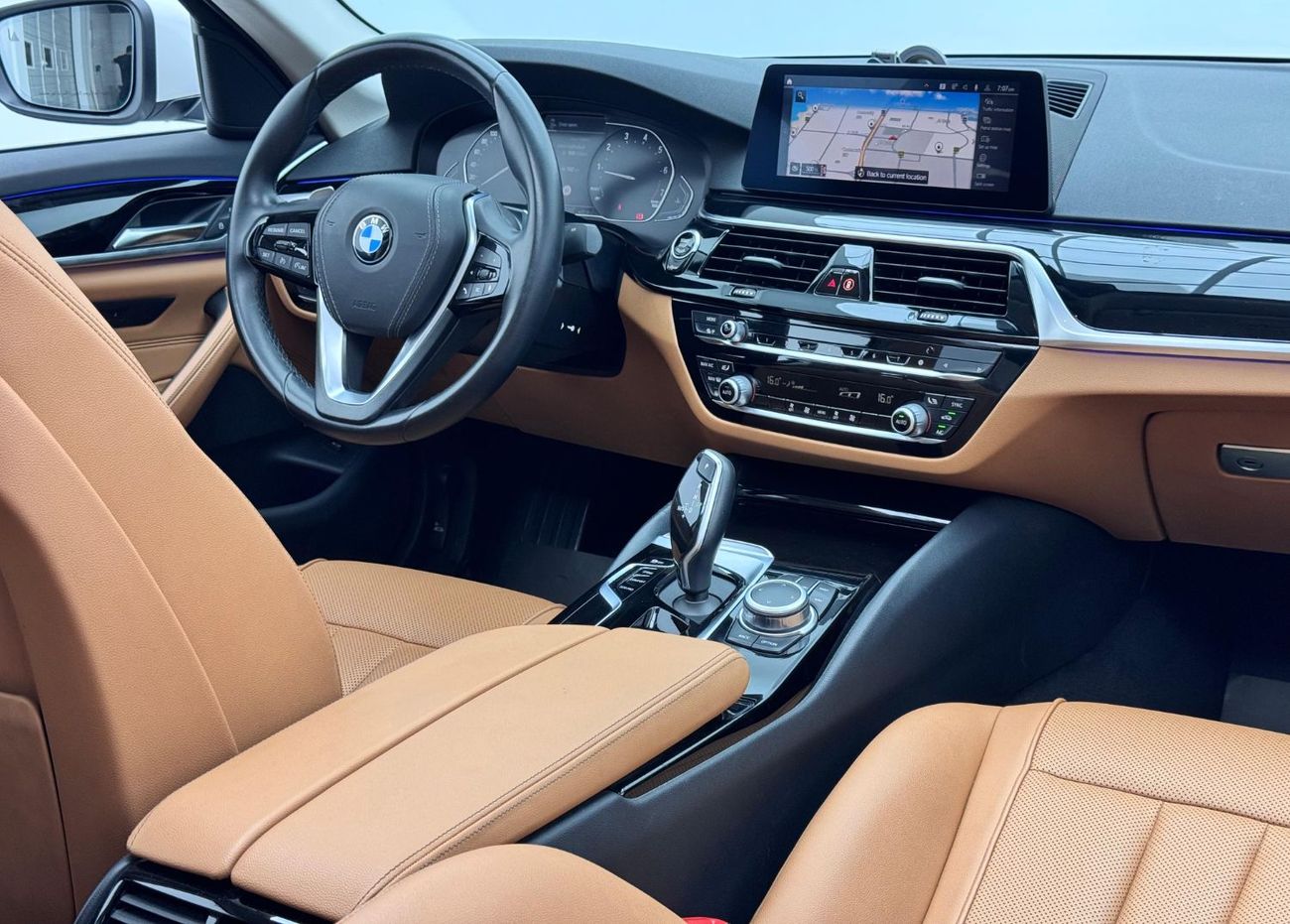 BMW 520i Std 2.0L 2021 BMW 520i, 1 Year Warranty, Agency Full Service History, GCC