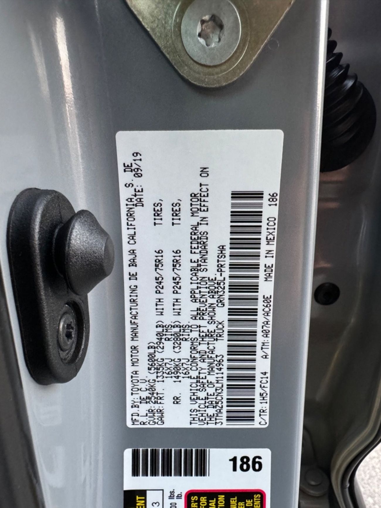 Toyota Tacoma 2020 PICK UP 4-DOOR OFF ROAD 3.5L US SPEC