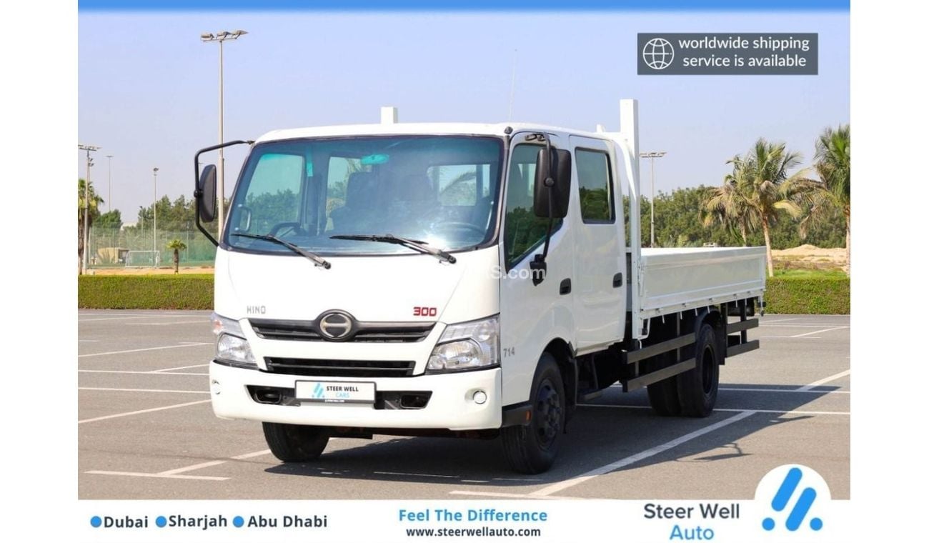 Hino 300 2012 Hino 300 Series 714 | Diesel | Long Chassis Double Cabin Cargo | GCC | Excellent Condition