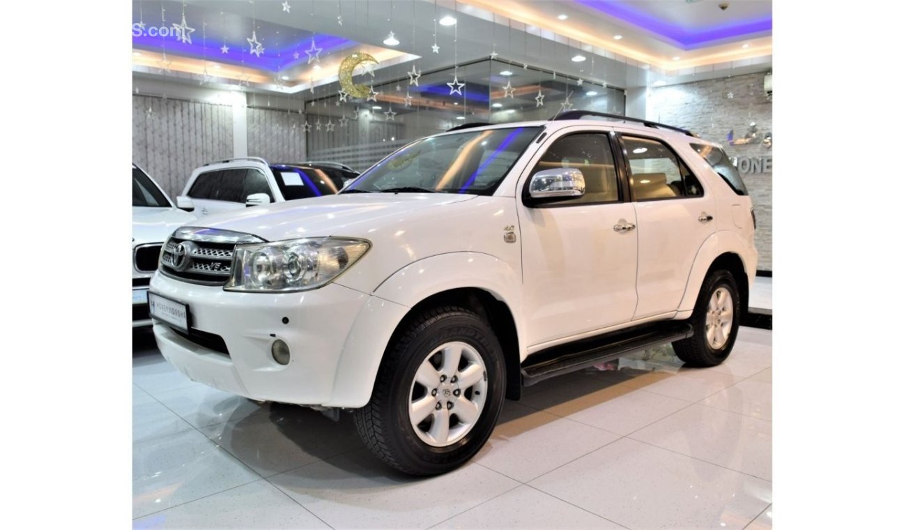 تويوتا فورتونر EXCELLENT DEAL for our Toyota Fortuner SR5 V6 ( 2010 Model! ) in White Color! GCC Specs