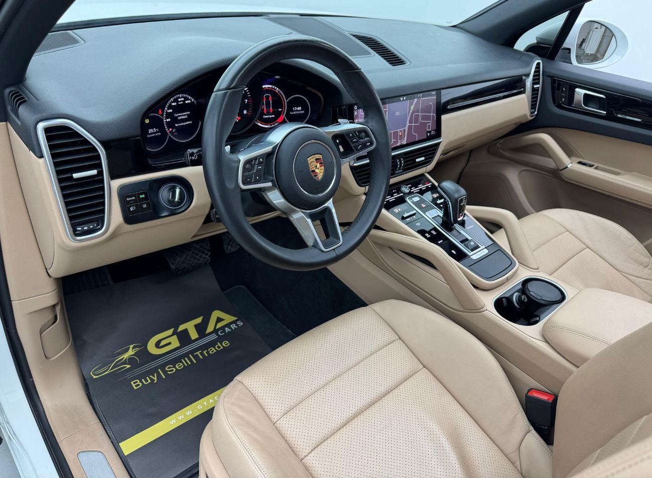بورش كايان Std 3.0L (340 HP) 2018 Porsche Cayenne, Porsche Service History, Warranty, Excellent Condition, GCC
