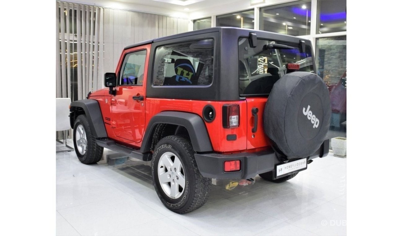 Jeep Wrangler Sport EXCELLENT DEAL for our Jeep Wrangler SPORT ( 2017 Model! ) in Red Color! GCC Specs