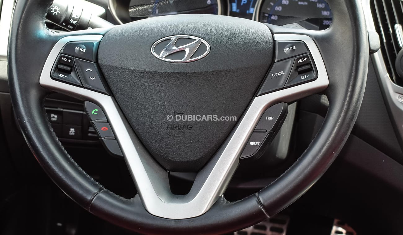 Hyundai Veloster 2015 Model Gulf specs Full options panorama roof DVD camera leather interiors