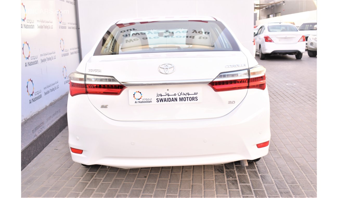 تويوتا كورولا 2.0L SE 2018 GCC DEALER WARRANTY