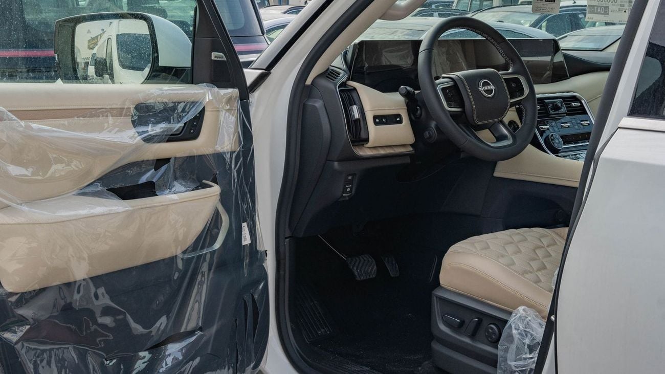 نيسان باترول SE PLATINUM CITY 2026 Nissan Patrol SE Platinum 3.8L AT Petrol (White-Beige)