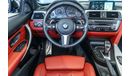 BMW 435i 2016 BMW 435i M Sport Convertible / BMW Service and Warranty!