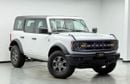 Ford Bronco Big Band 2.3L (5 Seater) 2021 Ford Bronco Big Bend, 1 Year Unlimited Km Warranty, Agency Full Servic