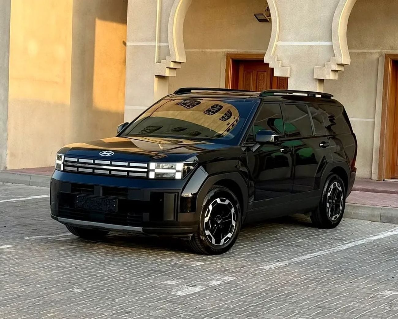 Hyundai Santa Fe COMFORT هيونداي سانتافي تحت الضمان تشيكات وكالة صبغ وكالة Comfort GCC