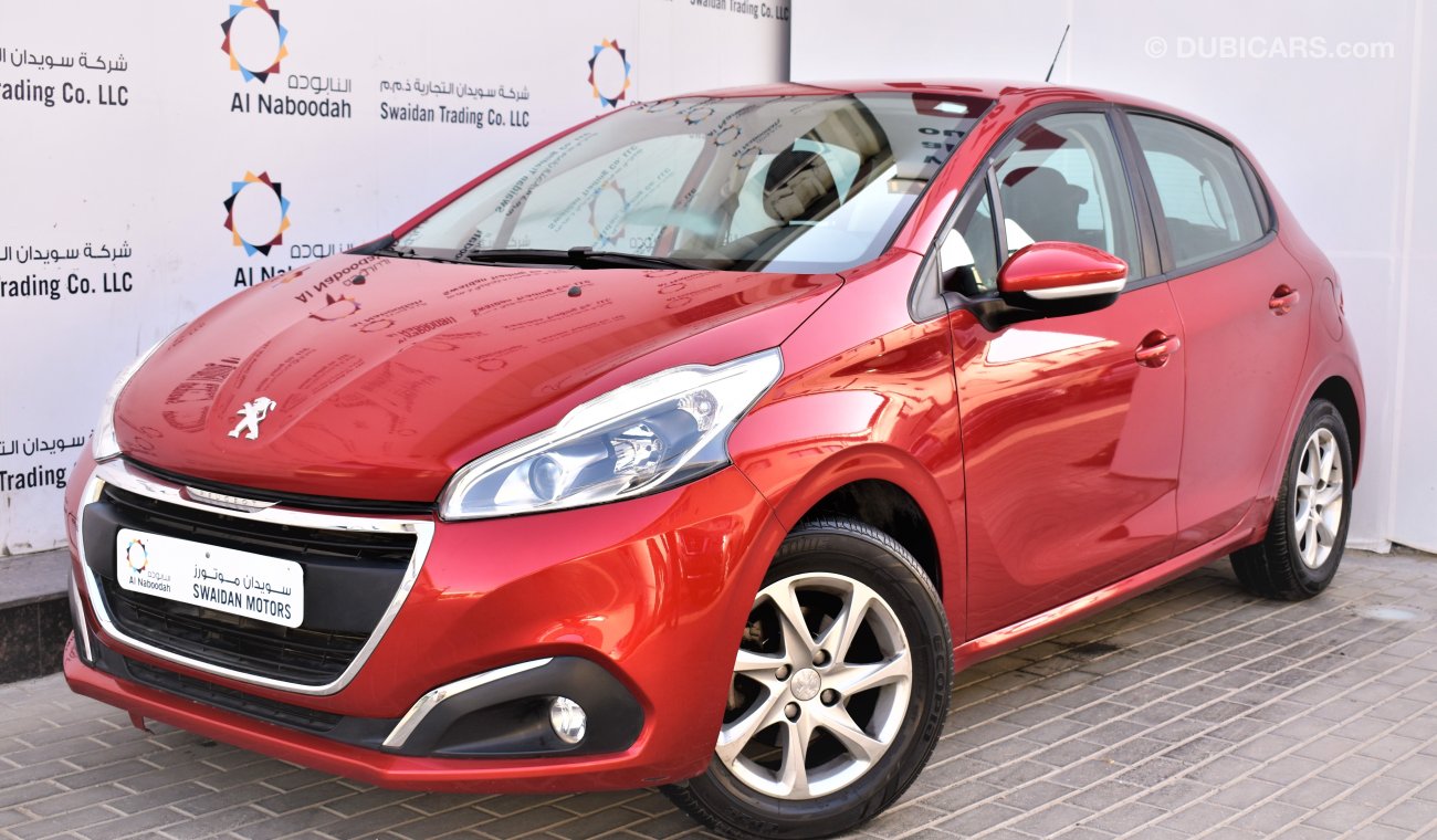 Peugeot 208 1.6L ACTIVE+ 2019 GCC SPECS WITH AGENCY WARRANTY UP TO 2024 OR 100000KM