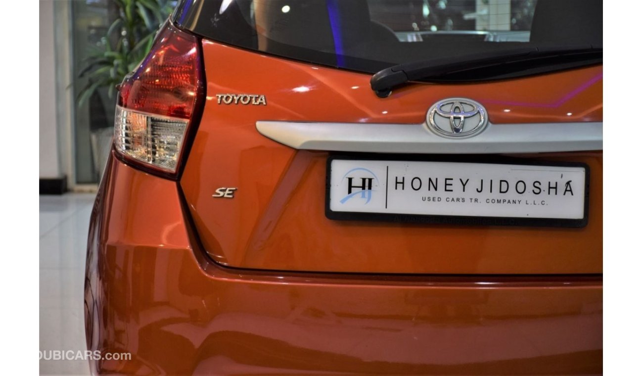 تويوتا يارس EXCELLENT DEAL for our Toyota Yaris SE 1.5L 2015 Model!! in Orange Color! GCC Specs