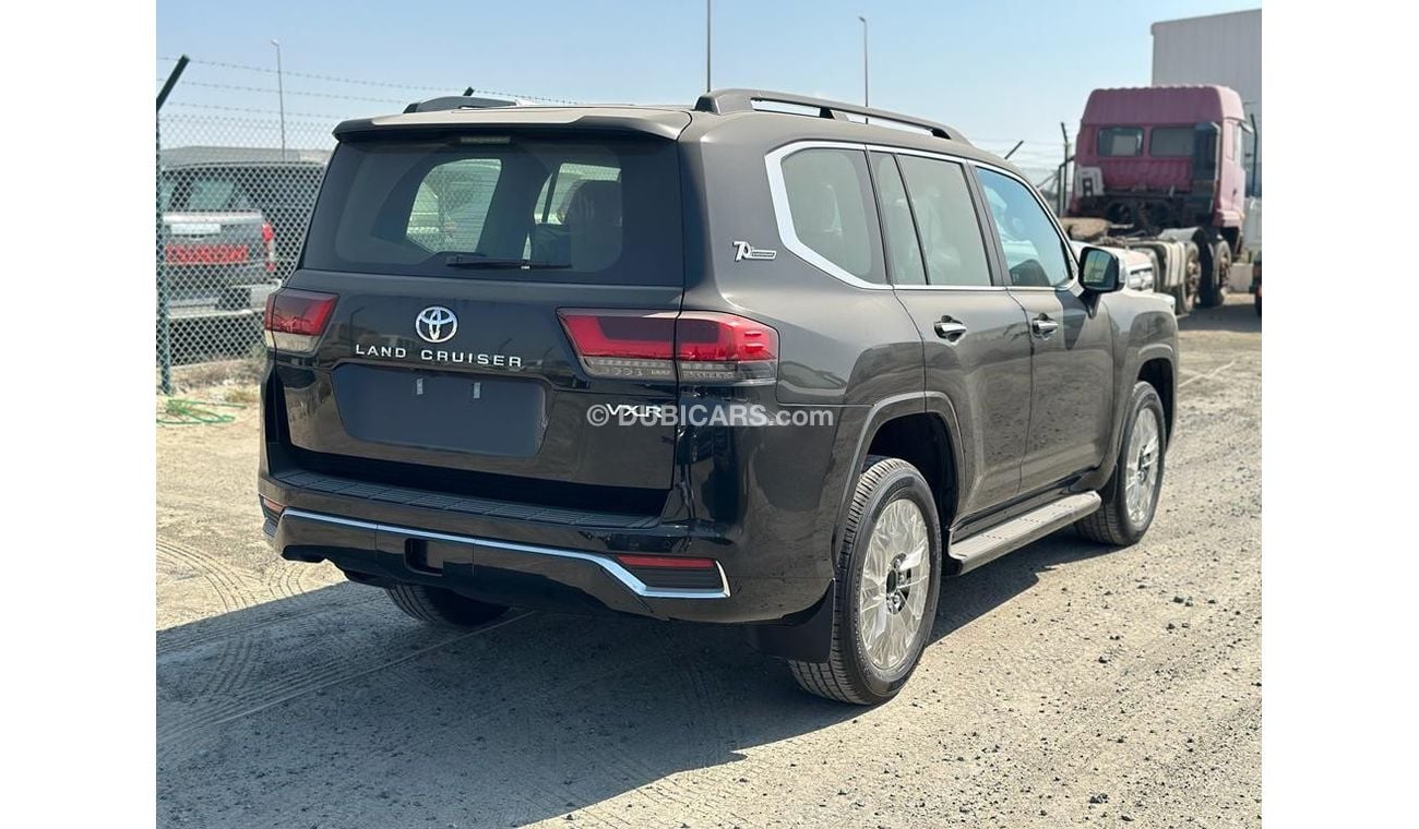 Toyota Land Cruiser 2023 LC 300 VX-R 3.3L Twin Turbo Diesel Without Radar Black color