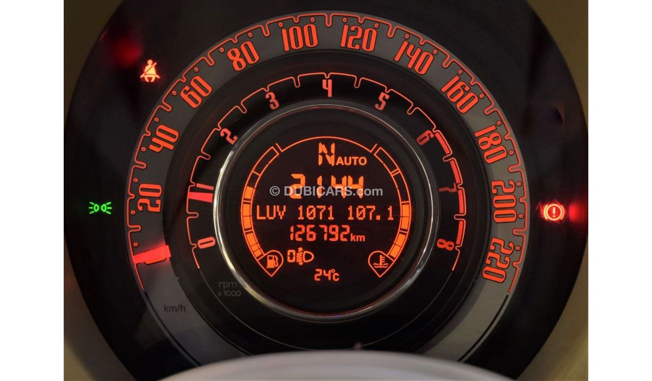 Fiat 500 AMAZING Fiat 500 2010 Model!! White Color! GCC Specs.