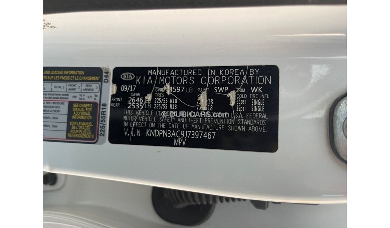 Kia Sportage EX 2018 HYUNDAI SPORTAGE FULL OPTIONS IMPORTED FROM USA