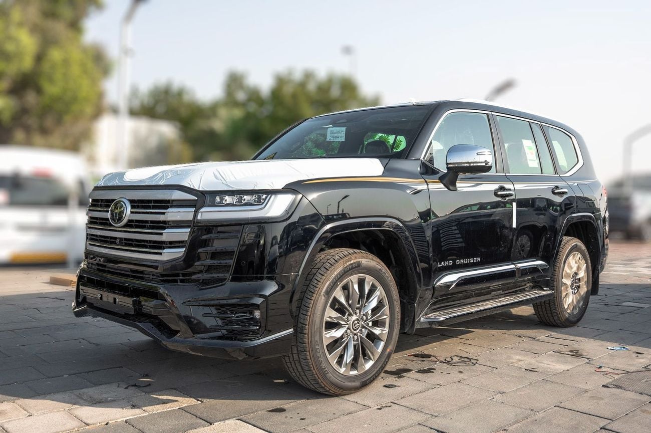 تويوتا لاند كروزر 2026 Toyota Land Cruiser VXR Twin Turbo 3.5L AT Petrol (Black)