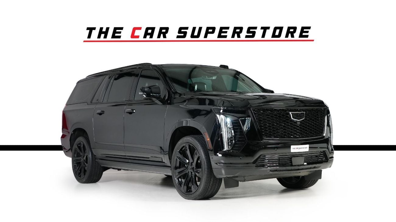 Cadillac Escalade  ESV- GCC- new shape-low mileage- Agency warranty and service