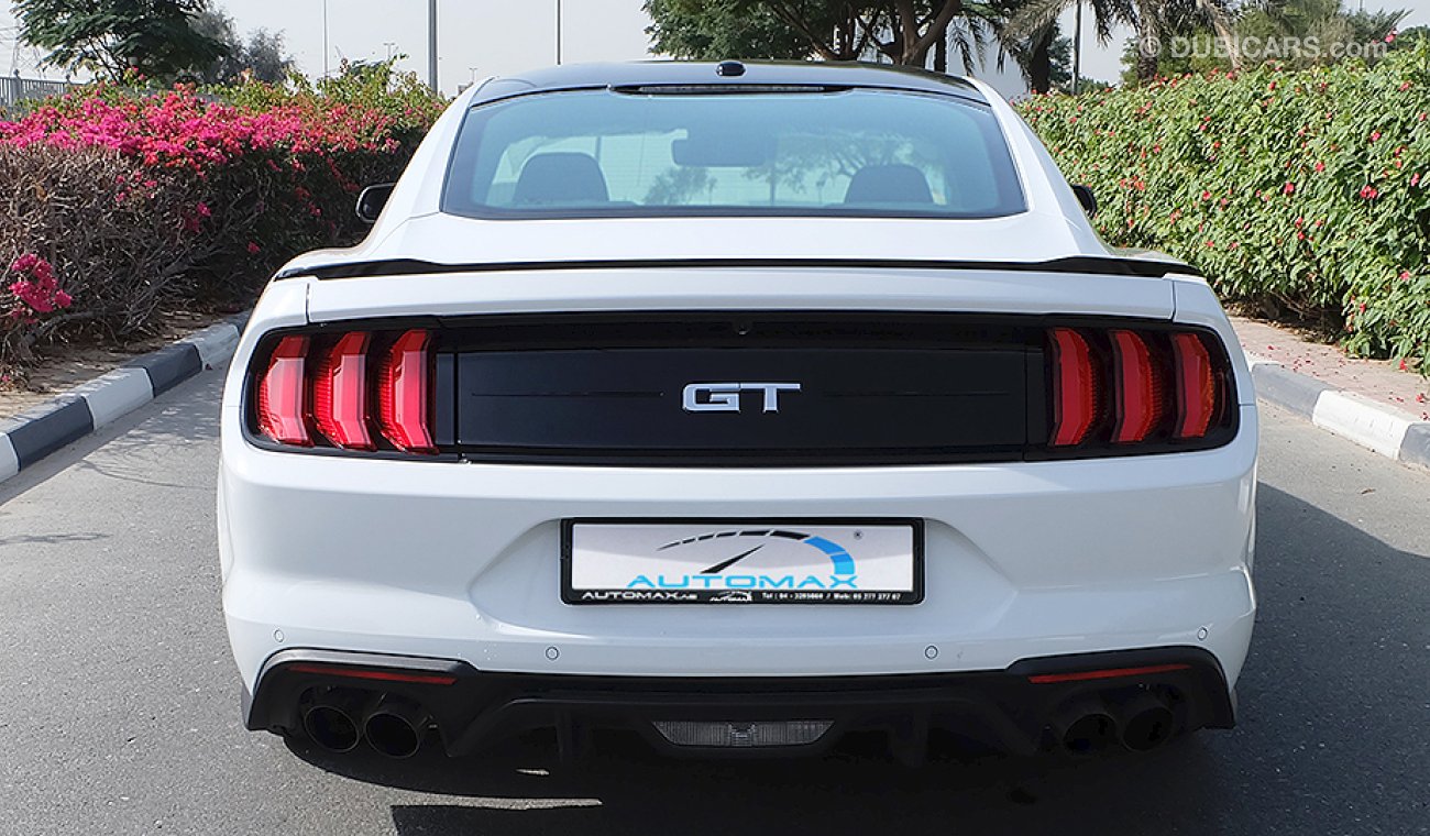 فورد موستانج GT Premium, 5.0, V8, GCC, Digital Cluster, الضمان: 3 سنوات أو 100,000 كم + الخدمة: 60,000 كم, 2019