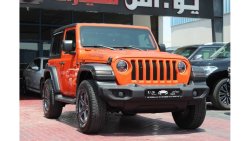 Jeep Wrangler SPORT PLUS GCC 2019 SINGLE OWNER WITH AGENCY WARRANTY & SERVICE CONTRACT IN MINT CONDITION