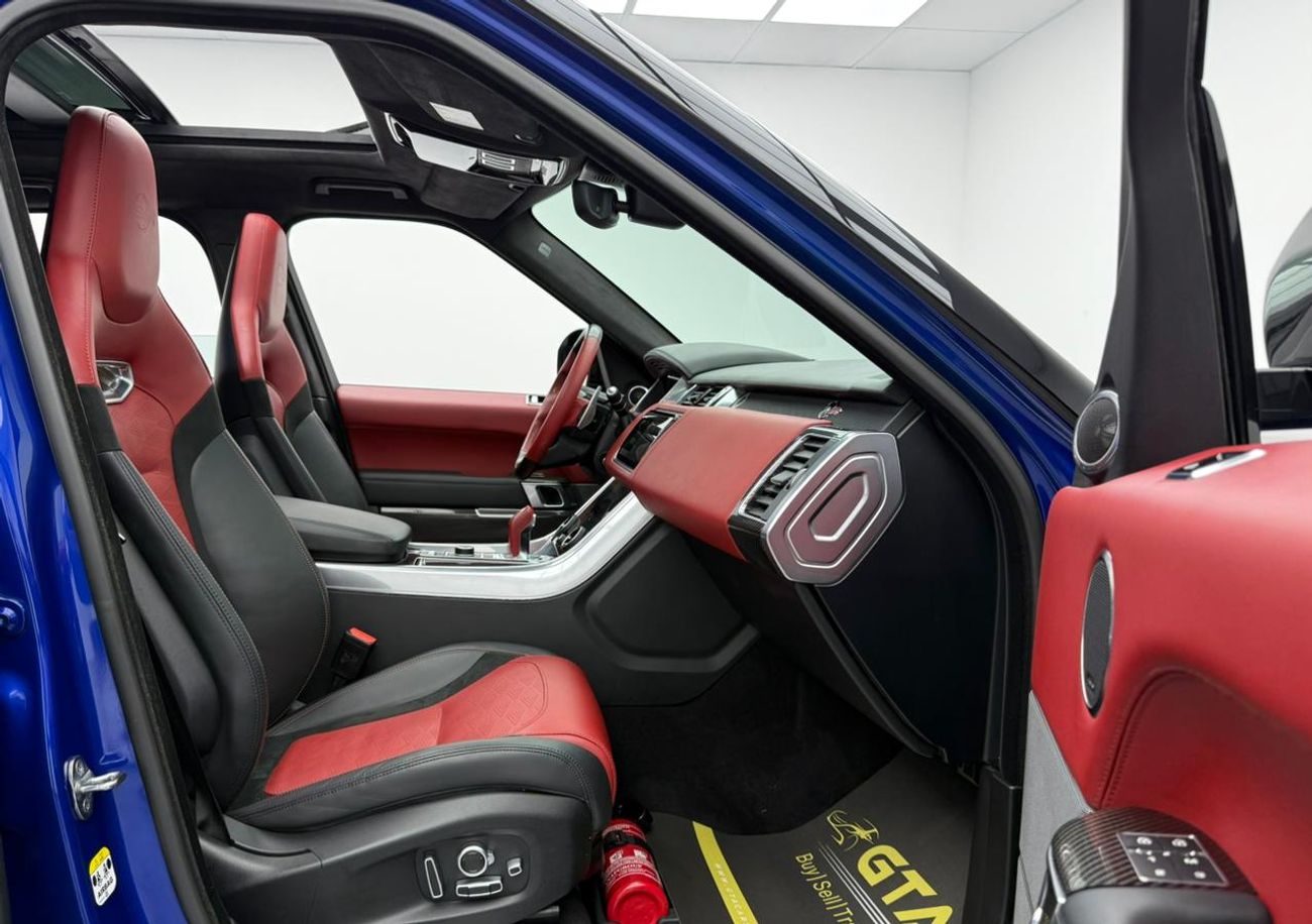 Land Rover Range Rover Sport SVR 5.0L (575 HP) AWD 2021 Range Rover Sport SVR, 2026 RR Warranty, Fully Loaded, Excellent Conditio