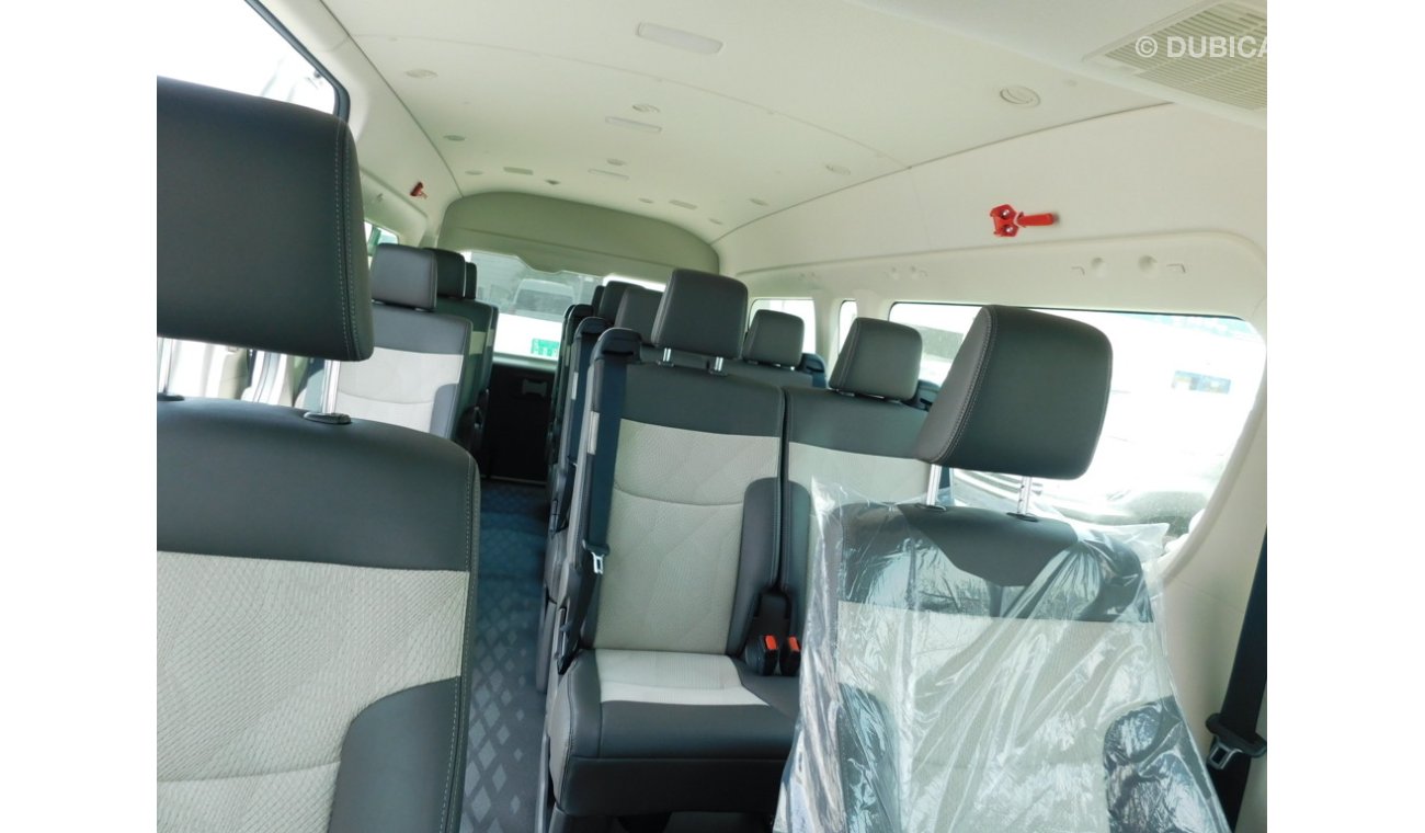 تويوتا هاياس 2019 MODEL TOYOTA HIACE HIGH ROOF GL 2.8L  DIESEL 13  SEATER BUS