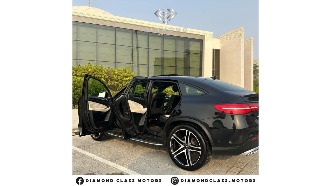 Mercedes-Benz GLE 43 AMG Coupe Mercedes GLE 43 AMG   Black Edition  V6-Biturbo Panoramic  Full Option  GCC 2018 Under Warrant