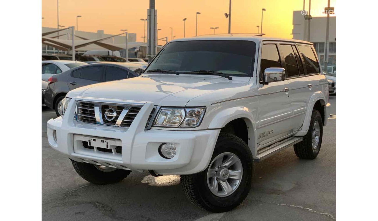 Nissan Patrol Super Safari نيسان فتك 1998 سوبر سفاري فول فتحة دفلوك ثلاجة مكيفين شاشة كاميرا دفدي نفكيشن محول 2004