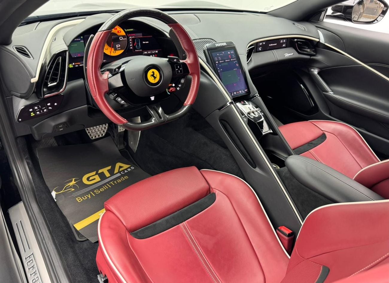 Ferrari Roma STD 2024 Ferrari Roma,2028 Ferrari Warranty and Service Pack, Ferrari Service History, GCC