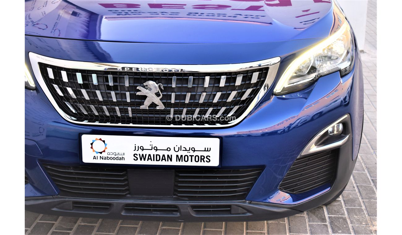 Peugeot 3008 AED 1605 PM | 1.6L ACTIVE GCC AGENCY WARRANTY