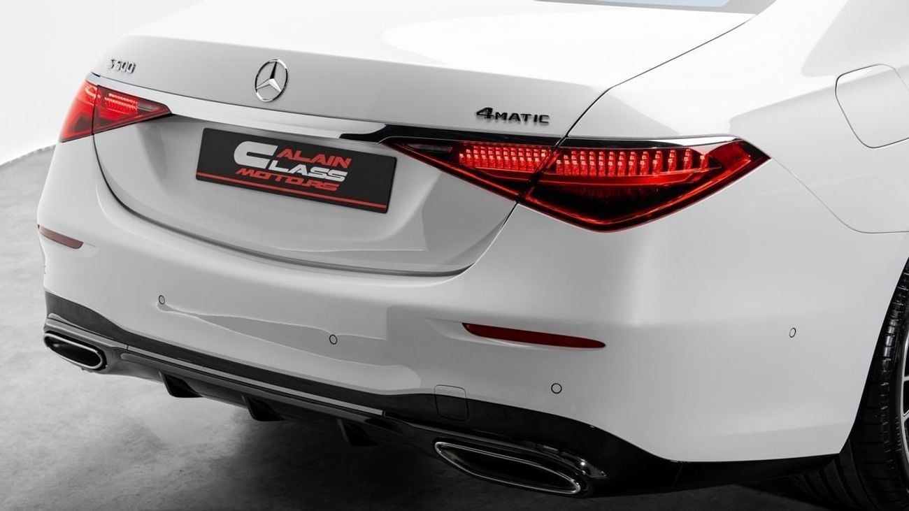 Mercedes-Benz S 500 4MATIC - 2025 - GCC Specs - Under Warranty and Service Contract