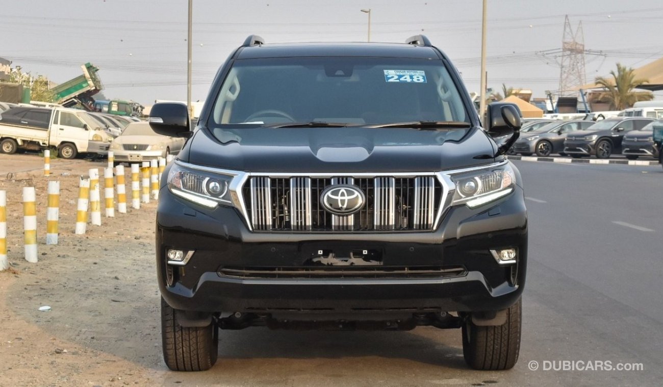 تويوتا برادو 2023 Toyota Land Cruiser Prado TX - Black - With Sunroof - 7 Seater - DIESEL - RHD