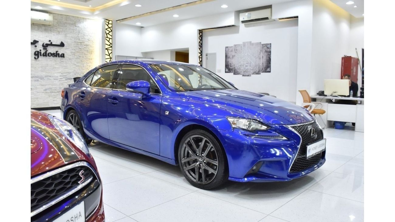 Lexus IS350 EXCELLENT DEAL for our Lexus IS350 F-Sport ( 2016 Model ) in Blue Color GCC Specs