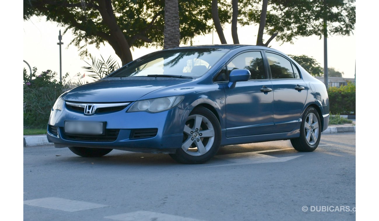 هوندا سيفيك HONDA CIVIC - V4 - 1.8 - 2007 - LXI - I VTEC - GOOD CONDITION - ANDROID SYSTEM WITH CAMERA - GCC SPE