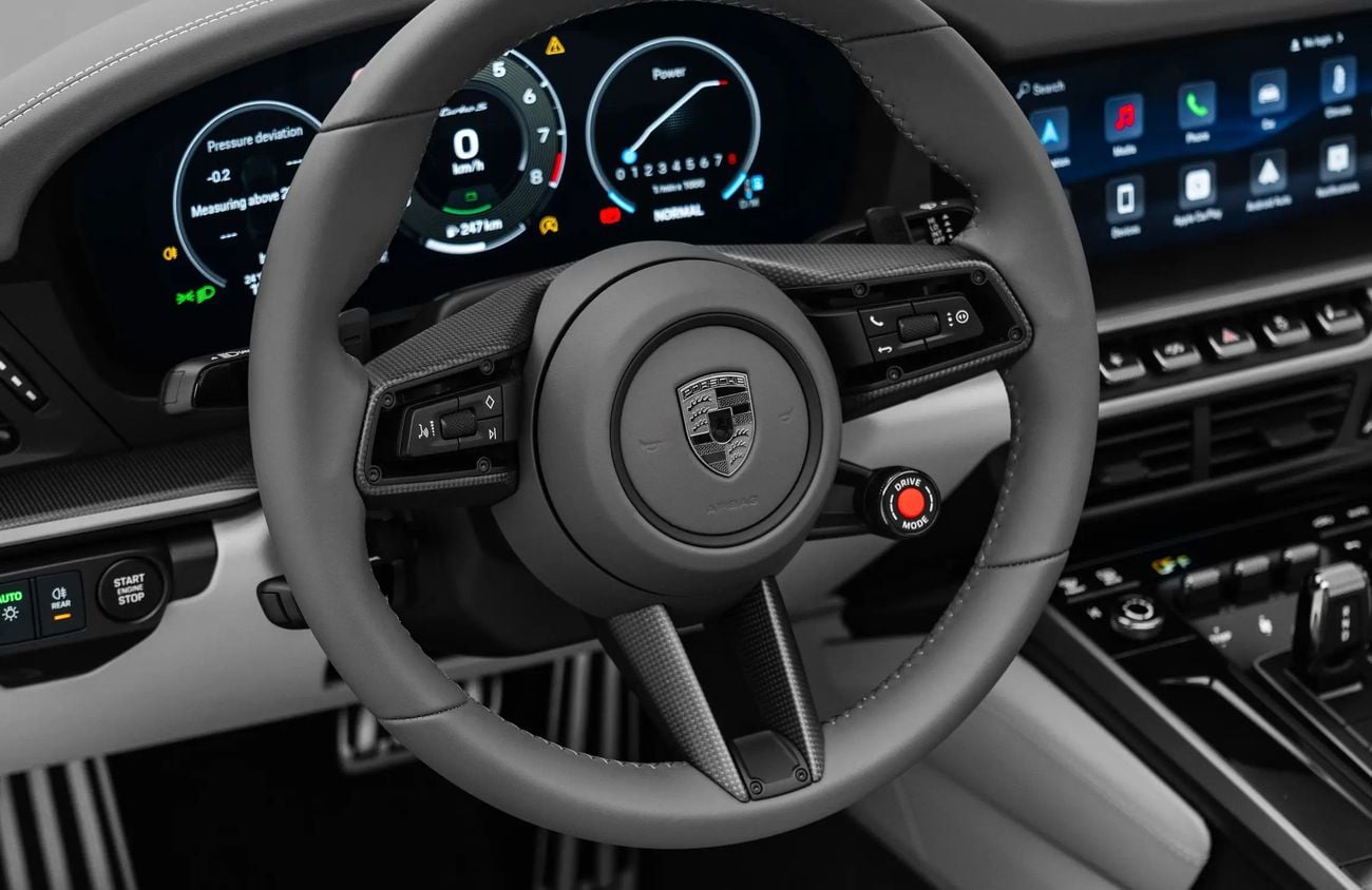 بورش 911 3.7L F6 Turbocharged Engine + T-Hybrid