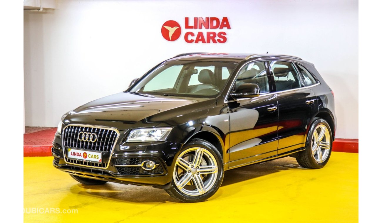 أودي Q5 Audi Q5 S-Line 3.0 2016 GCC under Agency Warranty with Zero Down-Payment.