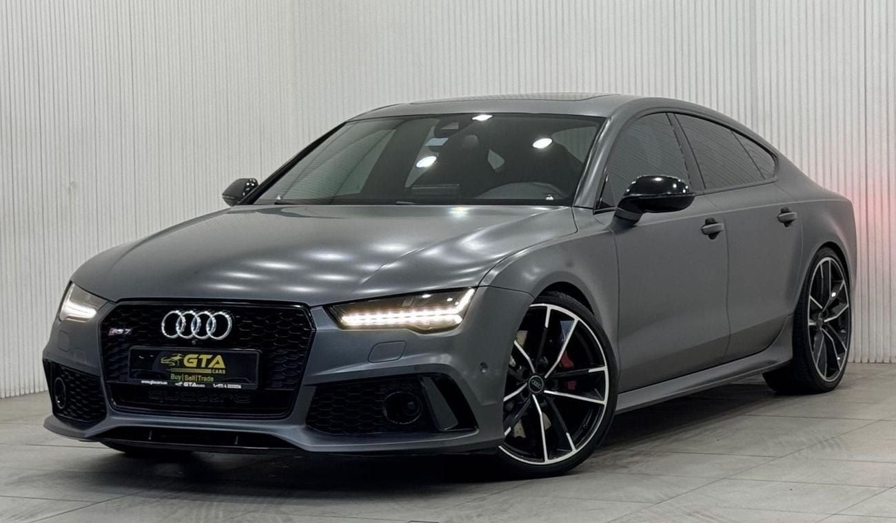 أودي RS7 TFSI Performance 4.0L 2016 Audi RS7 Quattro, Full Service History, Carbon Fiber Package, Excellent C