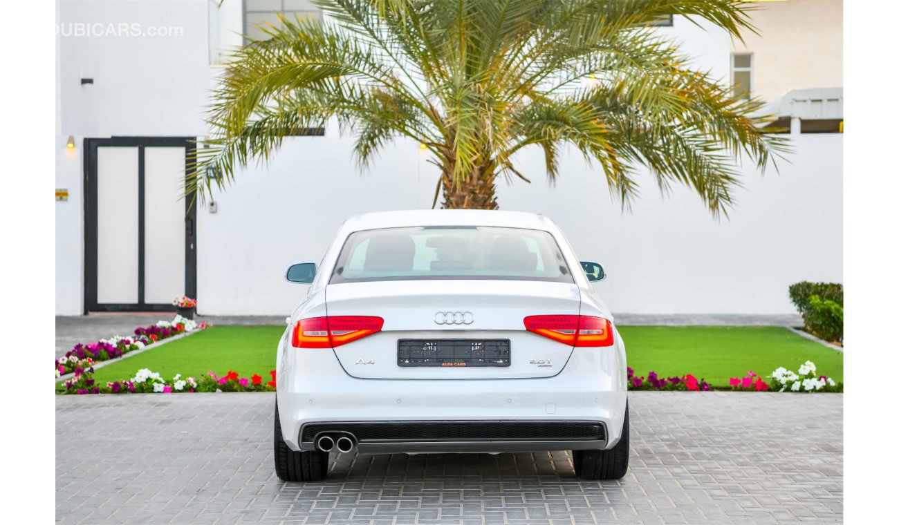 Audi A4 S-Line Quattro - Fully Agency Serviced - GCC - AED 1,058 Per Month - 0% DP