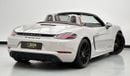 Porsche 718 Boxster GTS 4.0L A/T 2023 Porsche 718 Boxster GTS 4.0 Cabriolet, April/2027 Porsche Warranty, Porsche Full S