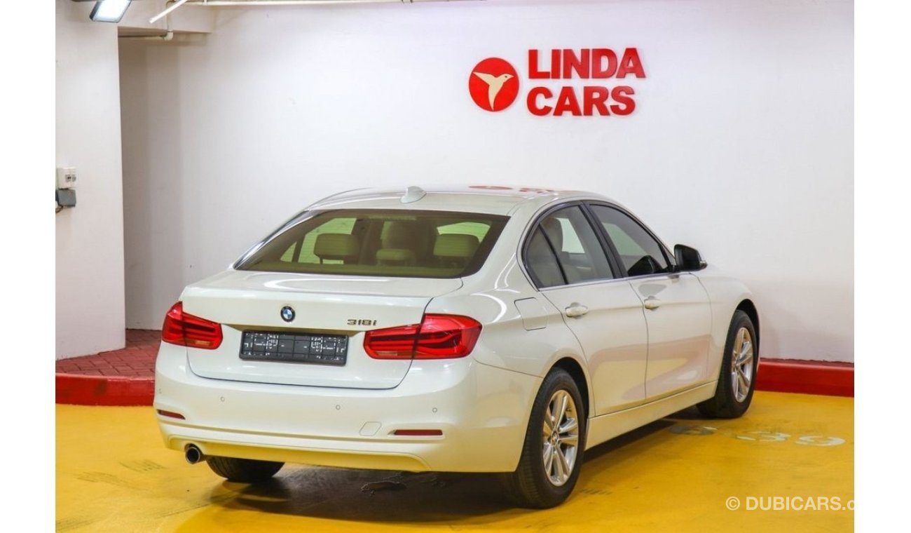 BMW 318i RESERVED ||| BMW 318i 2017 GCC under Warranty with Flexible Down-Payment.