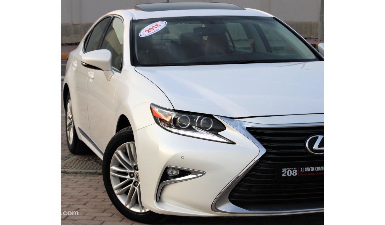 Lexus ES350 Lexus ES 350 2016 GCC, full option, in excellent condition, without accidents, very clean from insid