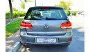 Volkswagen Golf - ZERO DOWN PAYMENT - 450AED/MONTHLY 1 year Warranty
