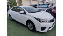 Toyota Corolla 1600 CC model 2016 GCC white color inside beige control unit in excellent condition