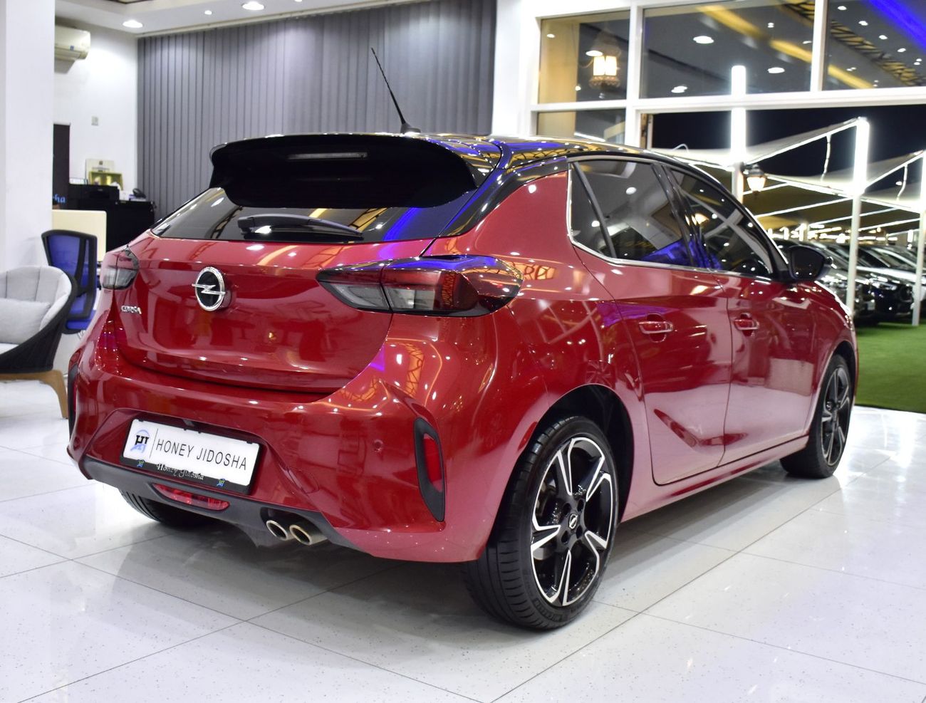 Opel Corsa ELEGANCE EXCELLENT DEAL for our Opel Corsa 1.2L ( 2023 Model ) in Red Color GCC Specs