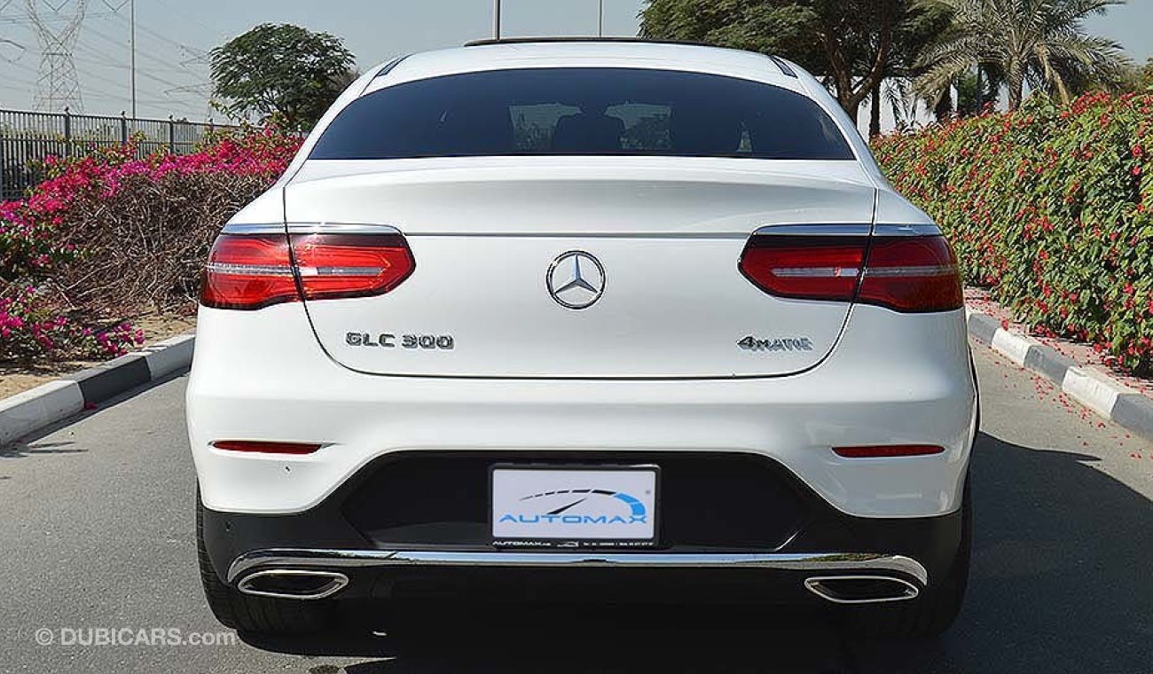 Mercedes-Benz GLC 300 Coupe AMG 2019, 4MATIC 2.0L I4-Turbo GCC, 0km with 2 Years Unlimited Mileage Dealer Warranty