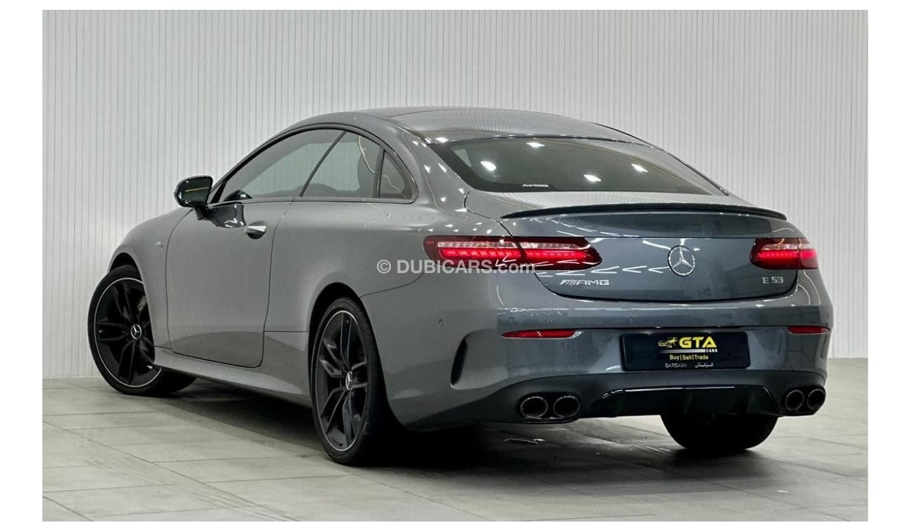 Mercedes-Benz E53 4MATIC+ 2022 Mercedes-Benz E-53 Coupe AMG,2027 April Mercedes Warranty+Service Contract,FSH,Low Kms,