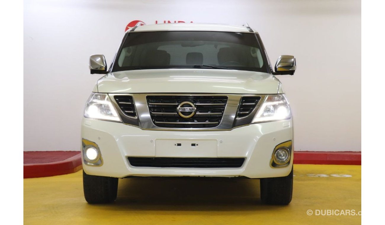 نيسان باترول Nissan Patrol Platinum V8 2016 GCC under Warranty with Zero Down-Payment.