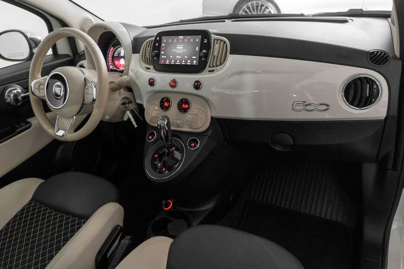 Fiat 500 2023 Fiat 500 Dolce Vita White / Full-Service History/ Dealership Warranty