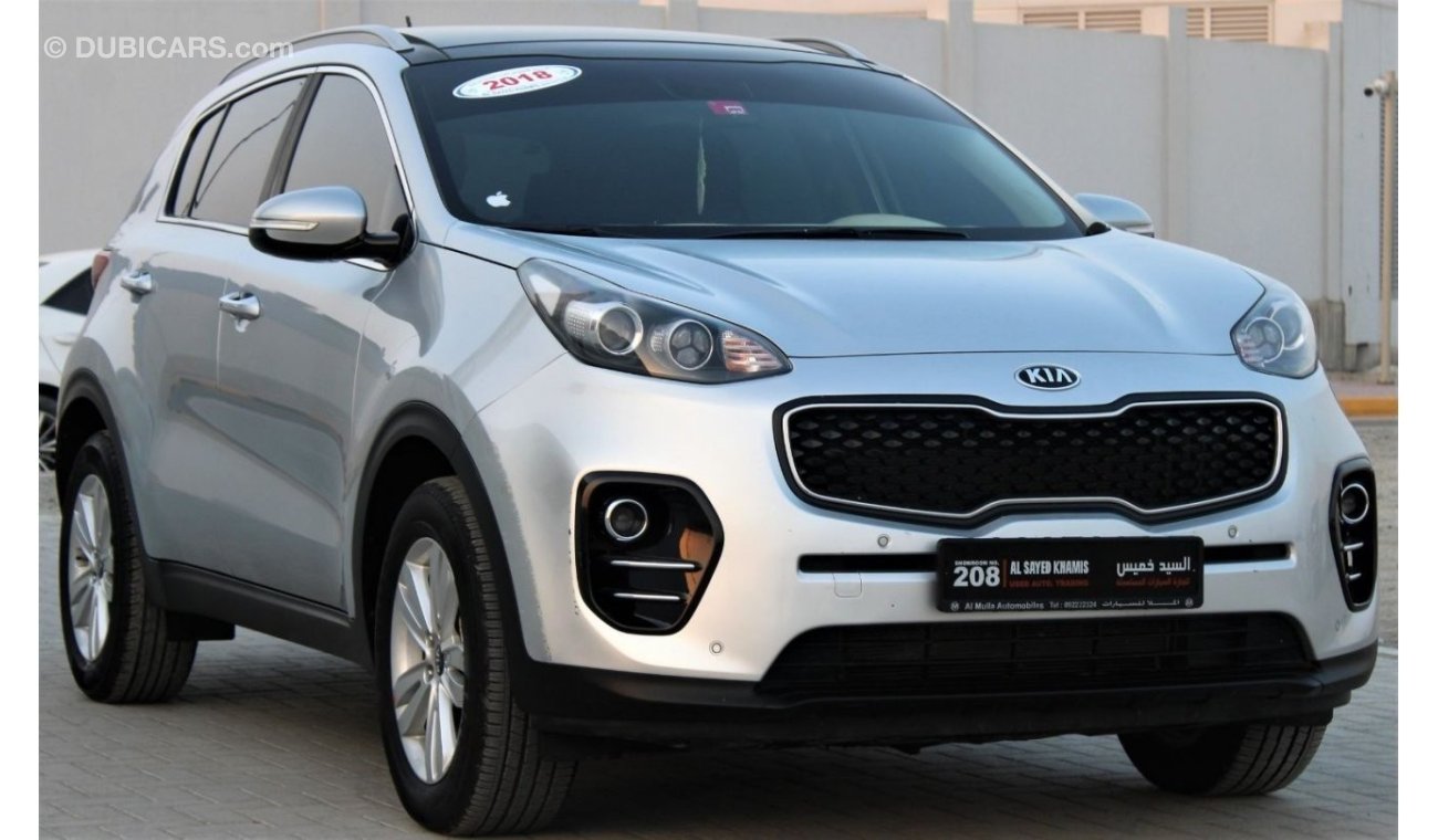 Kia Sportage Kia Sportage 2018, GCC No. 1 Full Option, in excellent condition, without accidents, very clean from