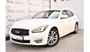 Infiniti Q70 AED 2056 PM | 3.7L V6 LUXURY GCC WARRANTY