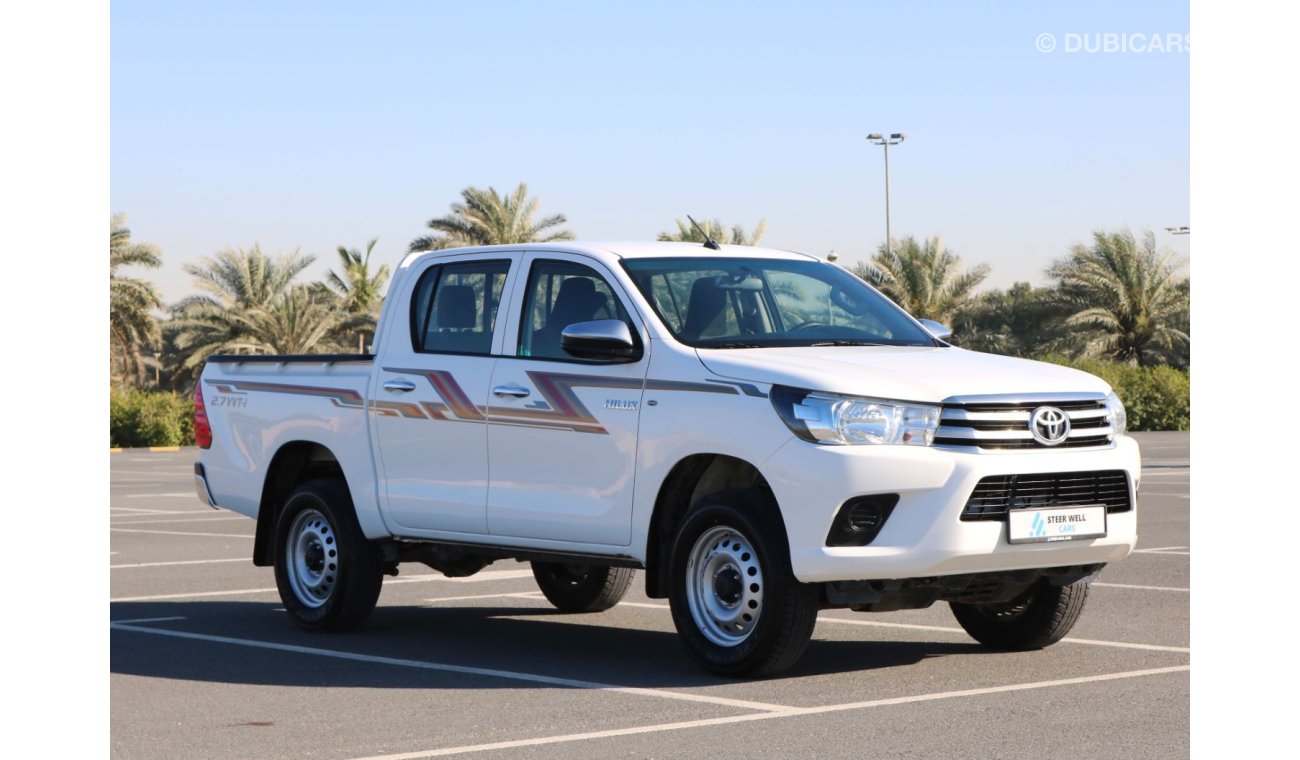 Toyota Hilux GL 2020 | TOYOTA HILUX GL | 4X4 - D/C - M/T - 2.7L - PETROL - WITH GCC SPECS AND WELL MAINTAINED